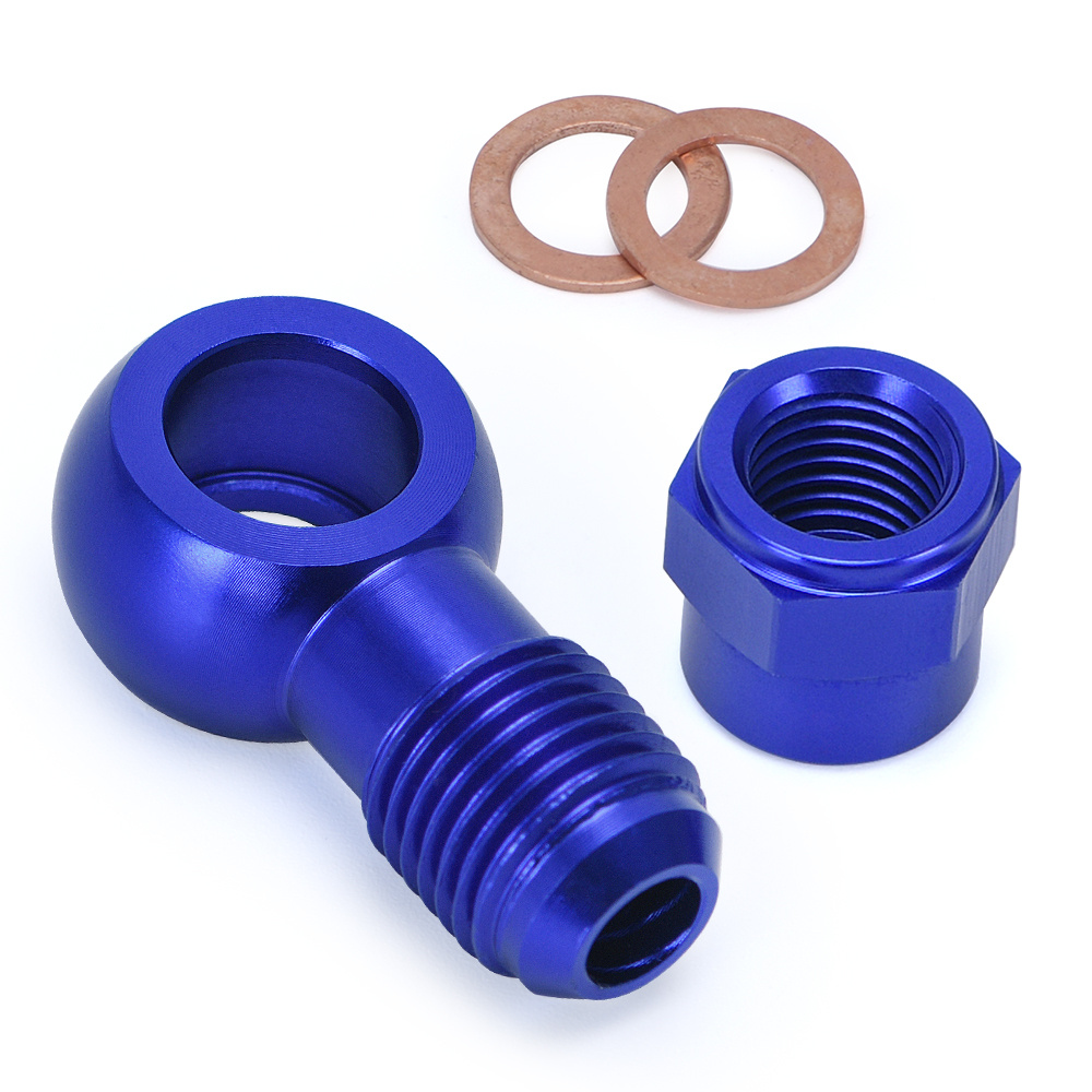 Aluminum Blue An6 To 12 5mm Outlet Banjo Adapter Fitting - Temu