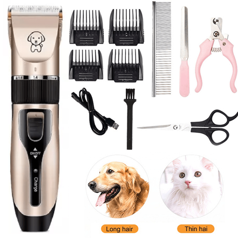 Tondeuse à cheveux pour animaux de compagnie électrique USB sans fil rasoir  tondeuse chat rasoir