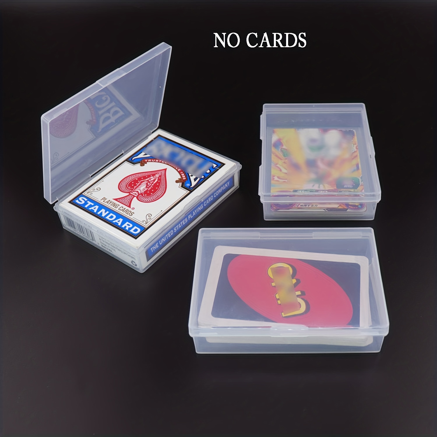 5 Boîtes de rangement pour cartes à jouer
