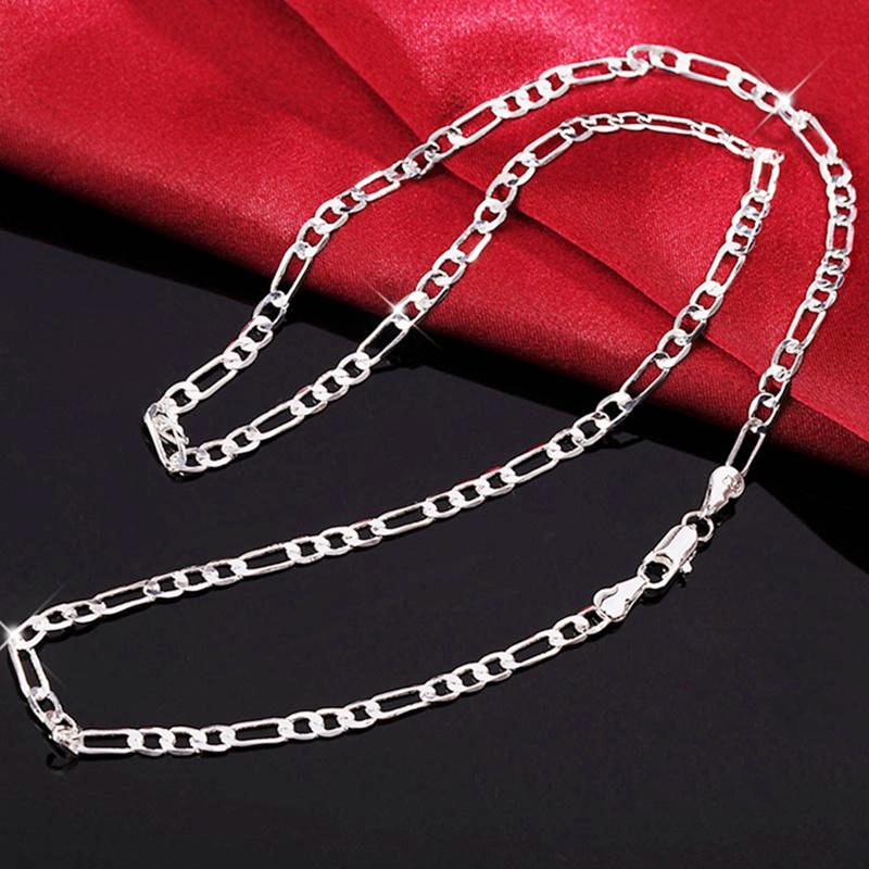 925 Silver Chain Necklace For Men - Temu