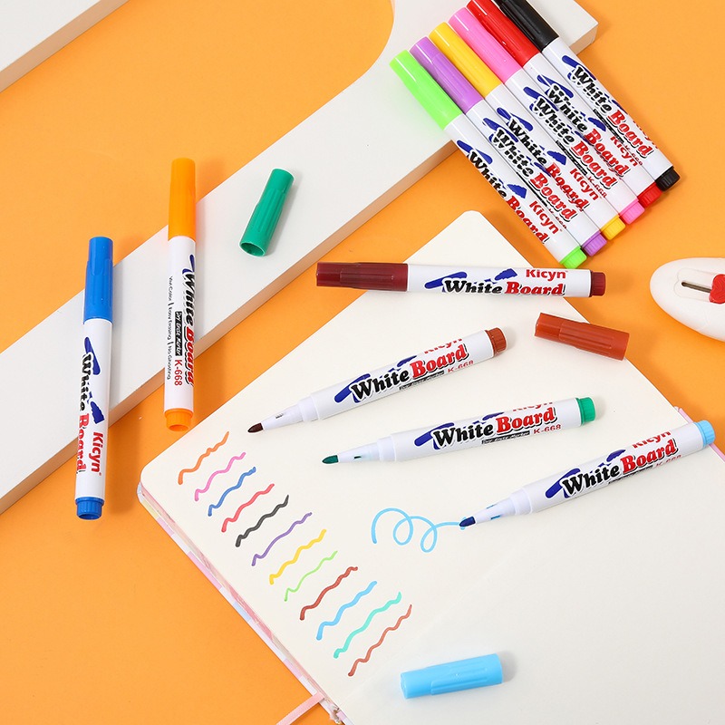 Scrubbable Floating Pen Colourful Water based Markers For - Temu