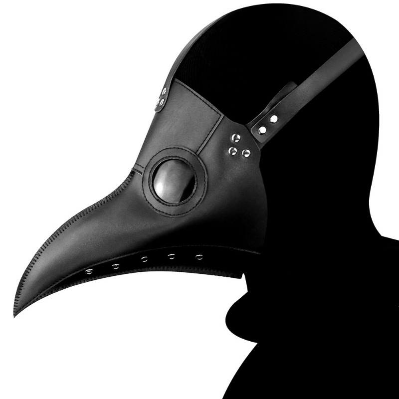 Furry Mask plague Doctor Mask Halloween Costume Props - Temu