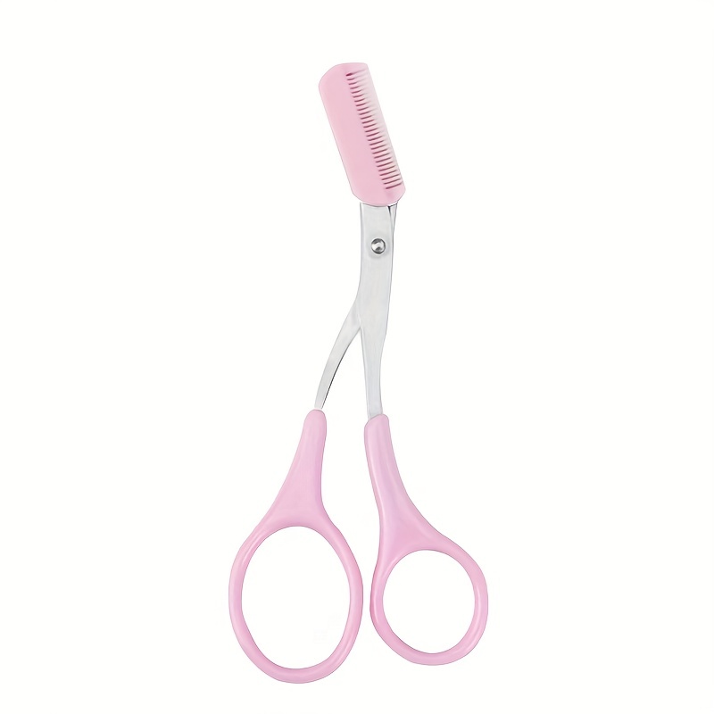Eyebrow Trimmer Scissor With Comb Hair Removal Grooming Shaping Tool Stainless Steel Eyebrow Remover Makeup Tool