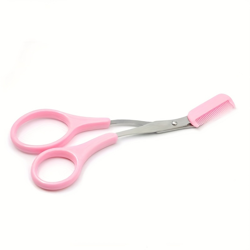 Eyebrow Trimmer Scissor With Comb Hair Removal Grooming Shaping Tool Stainless Steel Eyebrow Remover Makeup Tool
