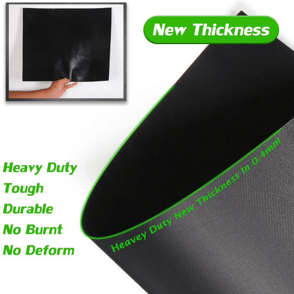 2pcs BBQ Grill Mat Baking Mat Non Stick BBQ Grill Mat 40 Baking Mat BBQ Tools