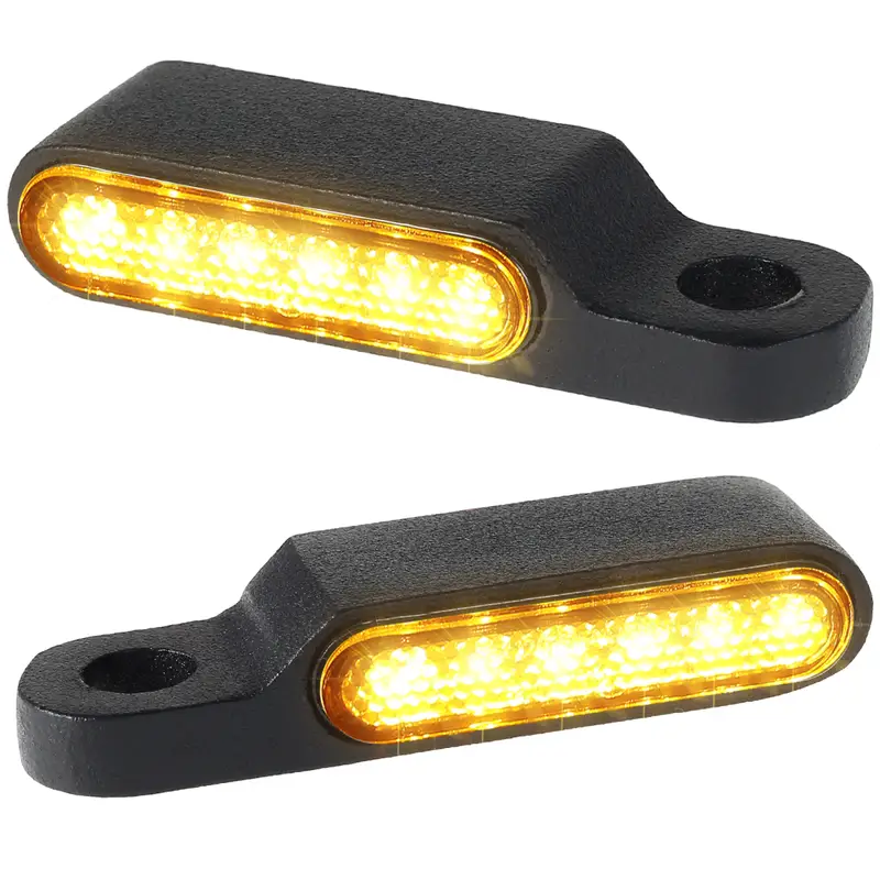 2pcs Lenker-LED-Blinker Motorrad-LED-Lauflicht Mini-Blinker