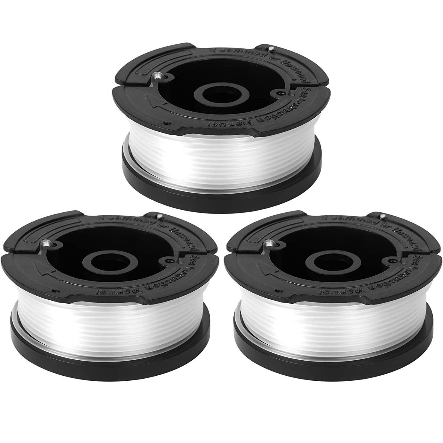 3 Pack Trimmer Replacement Spool for BLACK+DECKER AF-100-3ZP 30Ft