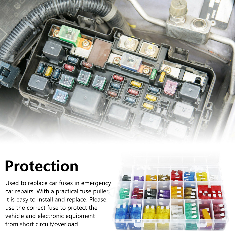 Mini Auto Blade Car Fuses Box Assortment Electrical Temu