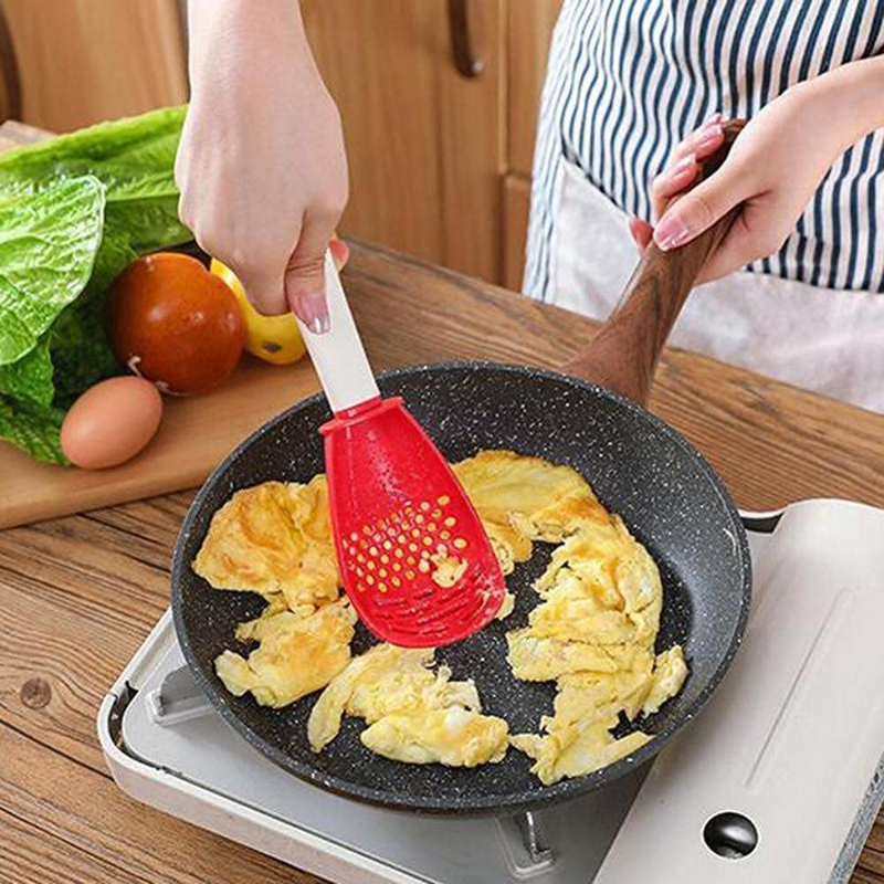 Multifunctional Japanese Cooking Spoon Filter Colander Grinding