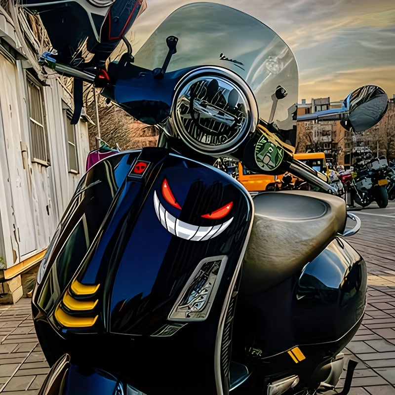 2 Pegatinas Motocicleta Pegatinas Reflectantes Parachoques - Temu Mexico