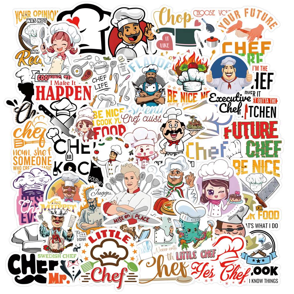 Cartoon Food Stickers Cute Water Bottle Stickers Vinyl - Temu