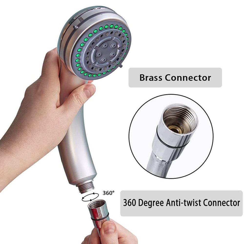 1.5/2m PVC Handheld Shower Hose GI/2 Universal Interface High