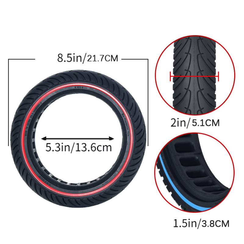 Solid Explosion proof Tire 8.5*20 Anti slip Shock absorbing - Temu