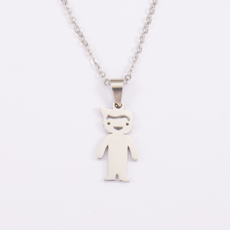 Baby boy clearance pendant necklace