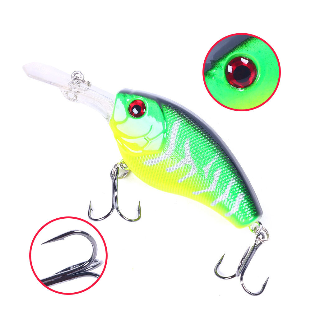 Deep Diving Wobbler Lure Long Casting Artificial Hard Bait - Temu