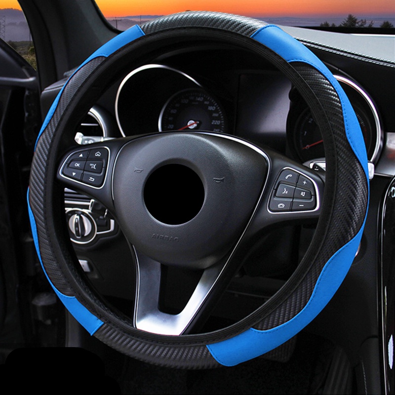 Fundas para volante Universal Cubre Volante cuero de dragón reflectante  elástico Multicolor accesorios decorativos para coche