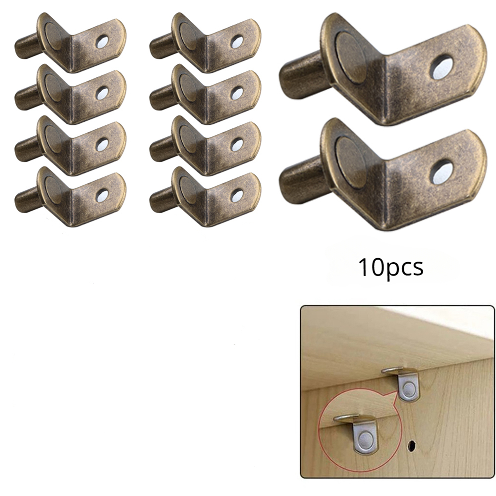 20Pcs Shelf Brackets Support Studs Pegs Pin Shelves Seperator For