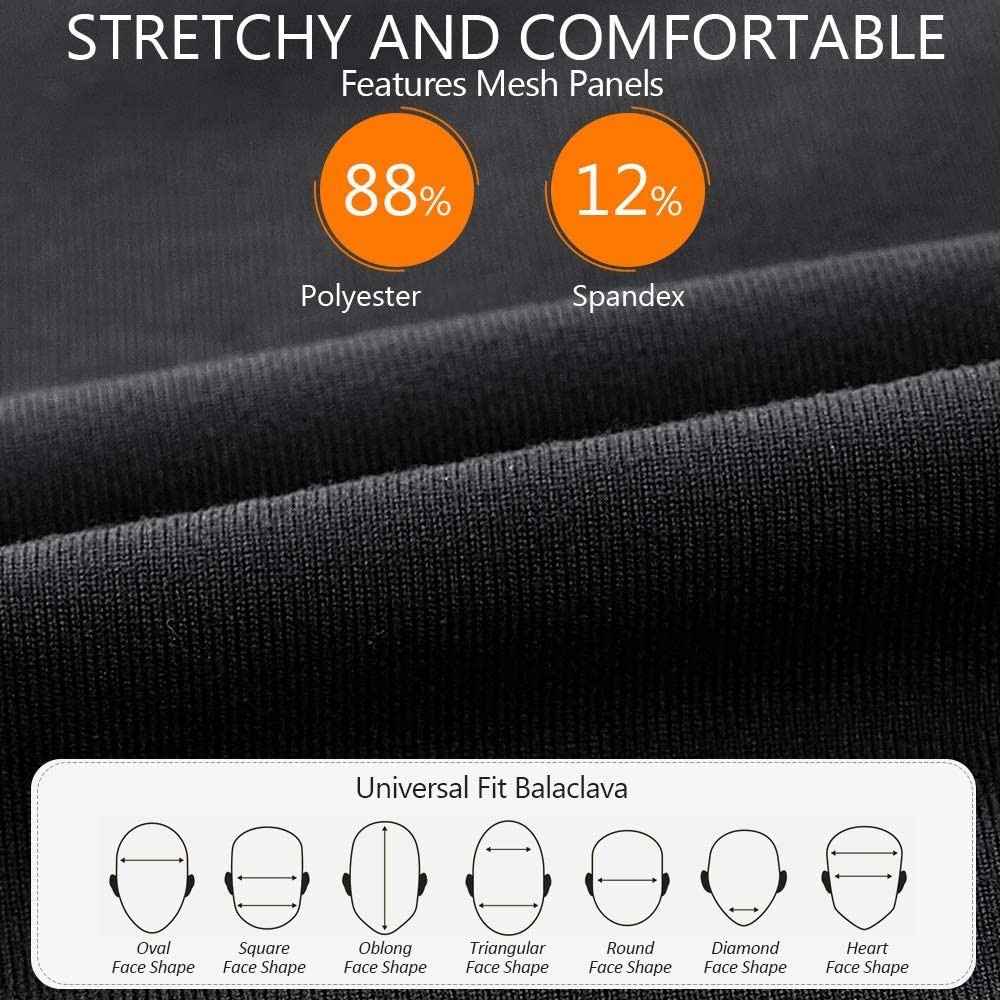 Breathable Face Mask with UV Protection for Outdoor Sports