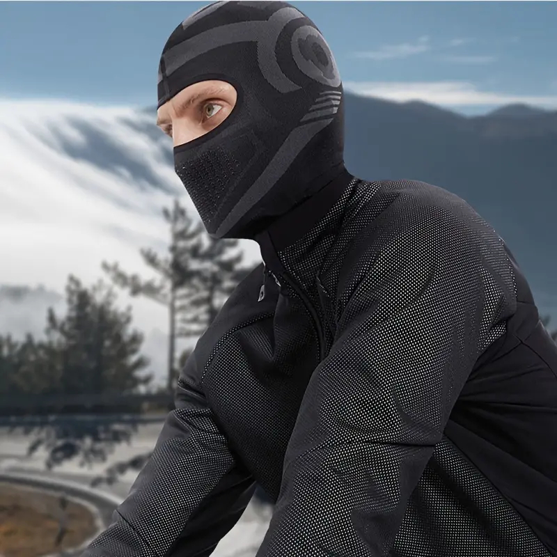 Ski Mask Balaclava Winter High Elasticity Full Face Mask - Temu