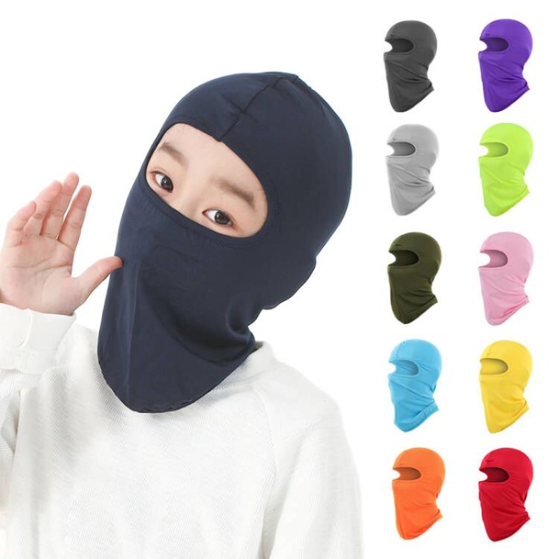 1pc Hip Hop Tassel Solid Fuzzy Balaclava Cap Full Cover Ski Mask