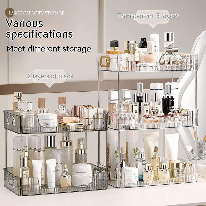 AiSung 3-Tier Bathroom Countertop Organizer Vanity Tray Cosmetic