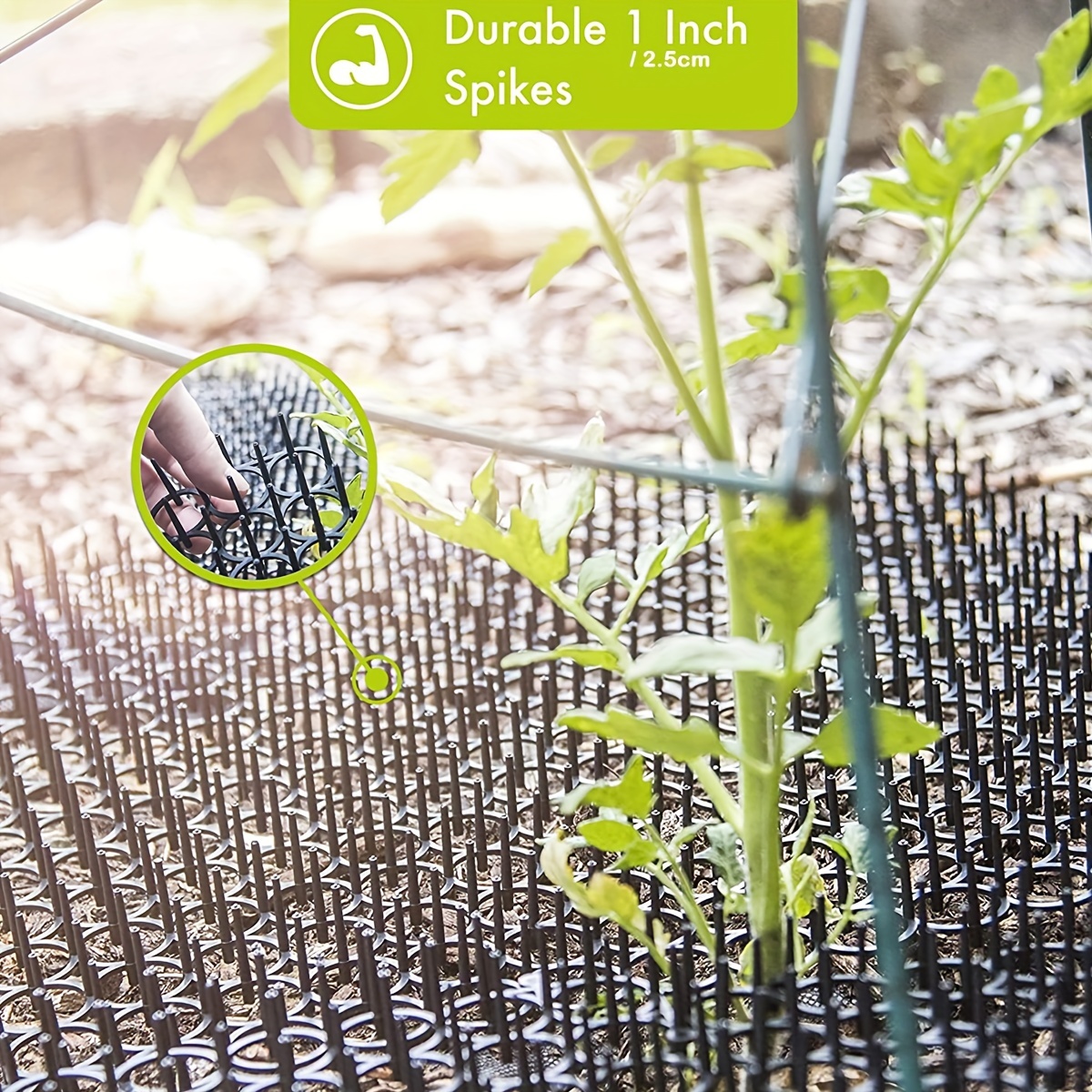 4pcs Cat Scat Mats With Spikes Prickle Strips - Cat Deterrent Spikes