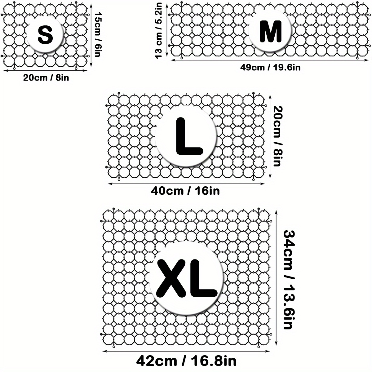 Anticat Thorn Pads, Cat Deterrent Mat With Spikes, Plastic Cat Scat Mats With Spikes Security