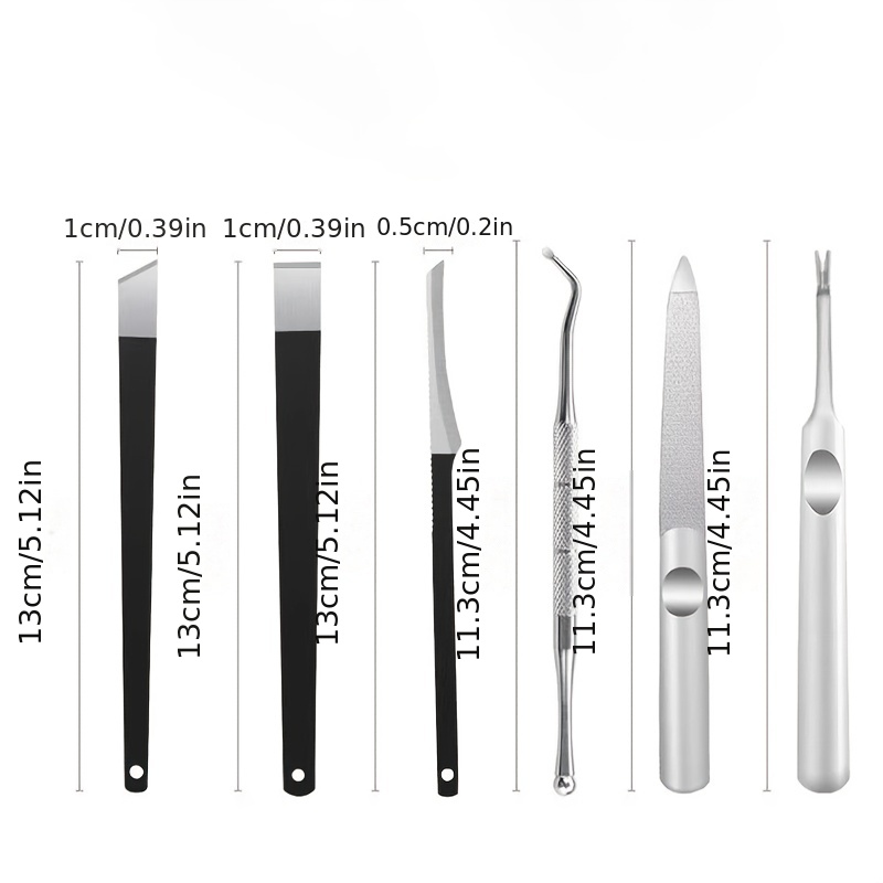 10pcs Pedicure Set Nail Clipper Nail Trimmer For Home And Outdoor