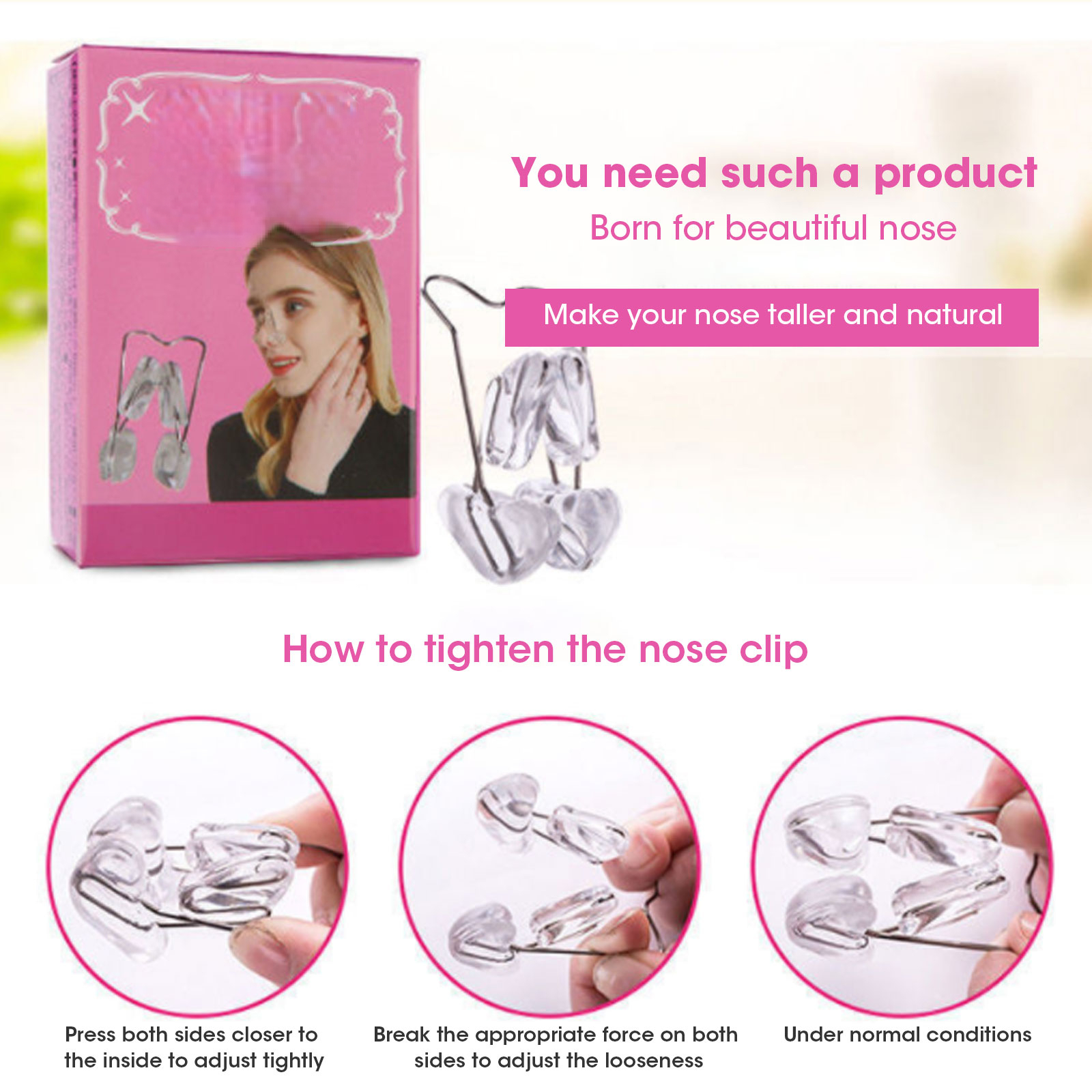 Buy Nose Shaper Clip for Nose Up Lifting, 3 Pcs Nose Slimmer Bridge  Straightening Nose Clip, Magic Nose Higher Kit Face Beauty Tool Online at  desertcartPhilippines