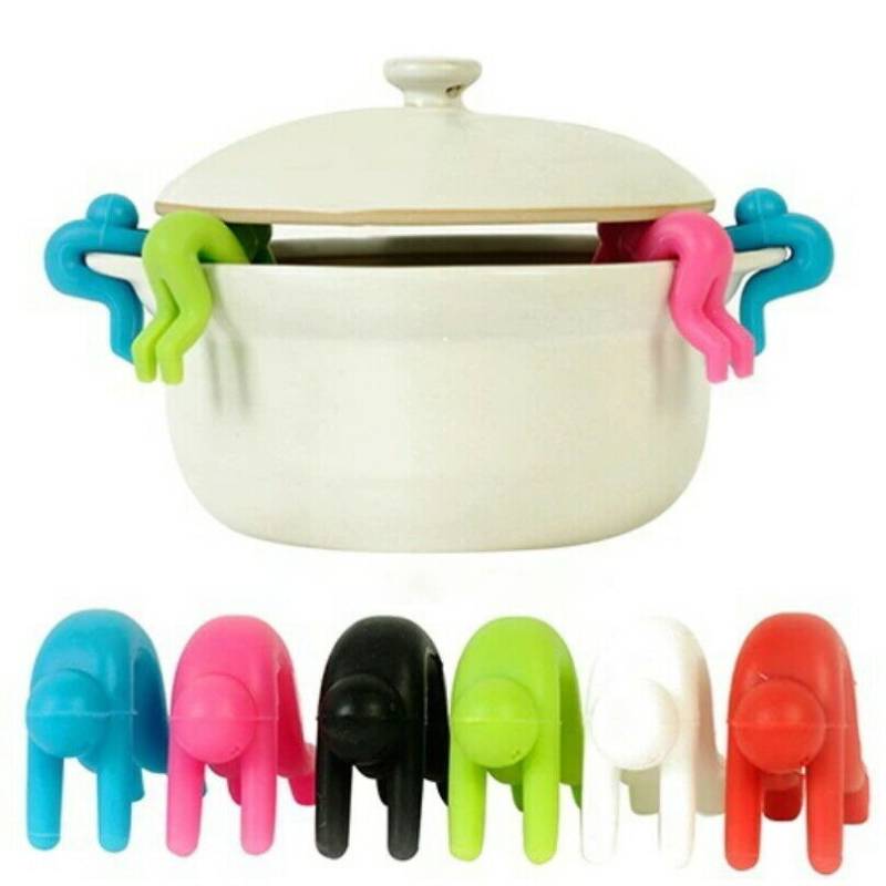  Pot Lid Lifts, Silicone Pot Lid Holder Anti-spill Rack  Heat-resistant Anti-Overflow Stoppers Pot Cover Lifter Holder Durable  Kitchen Gadgets,Anti-Overflow Kitchen Gadgets: Home & Kitchen