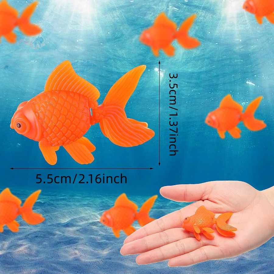 9pcs Artificial Aquarium Fishes Plastic Fish Realistic Artificial