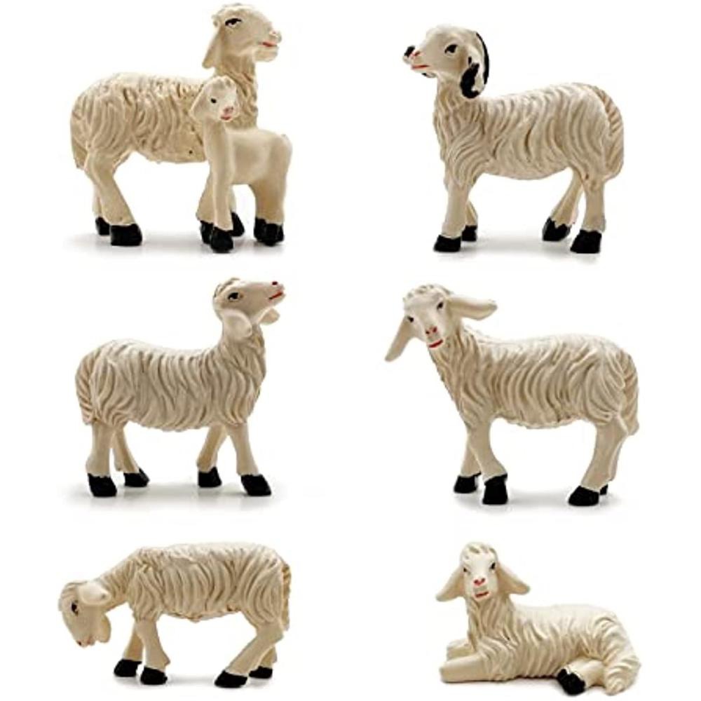 Modèle de mouton de zoo simulé Figurines d'animaux de ferme - Temu Belgium