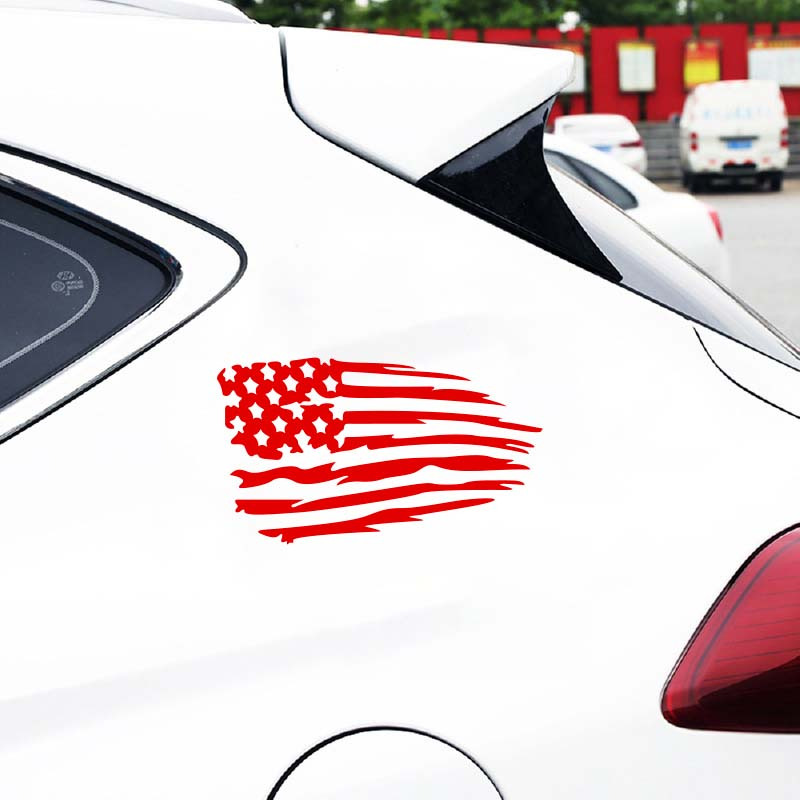 TFixol coche Exterior capucha pegatinas EE. UU. Bandera calcomanía