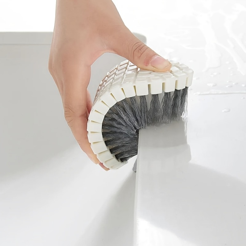 1pc Cleaning Brush, Bendable Soft Cleaning Supplies Kitchen Stove Sink  Bathtub Tile Bathroom Shoes Brush No Dead Corner Floor Cleaning Brush  Kitchen Supplies