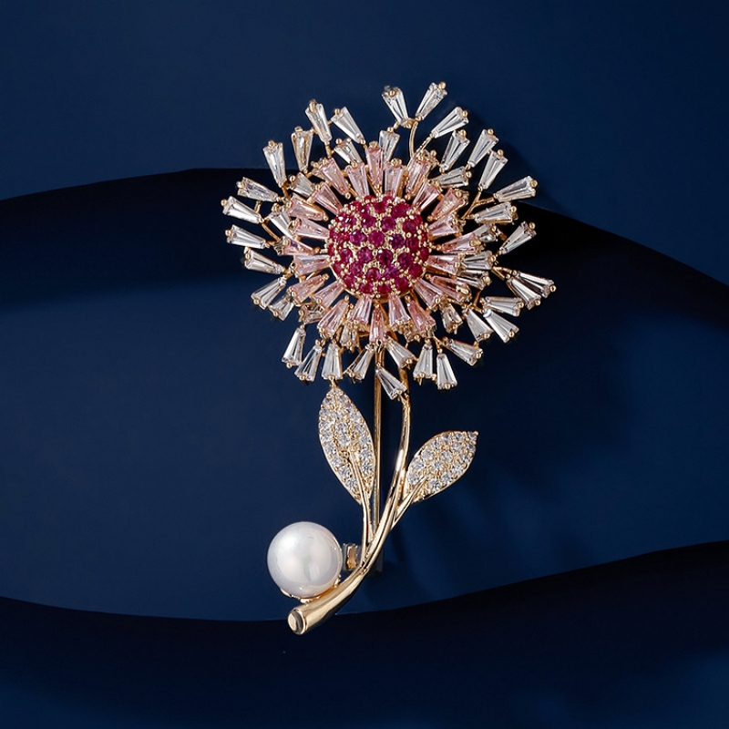 Bouquet Pins Corsages Pins Flower Diamond Pins Floral - Temu United Arab  Emirates