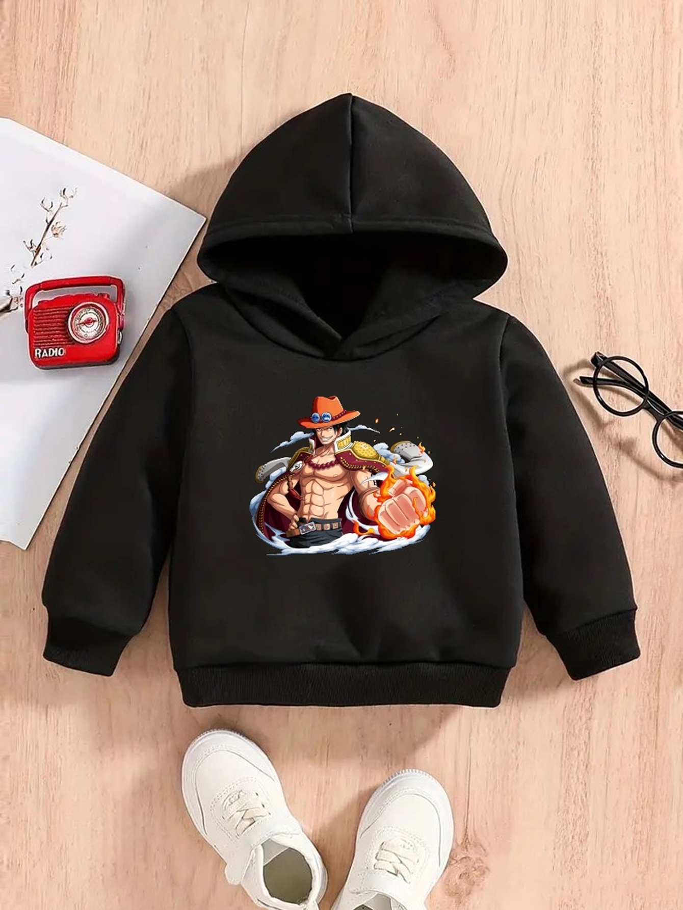 Moda Anime One Pieces Hoodie Niños Sudadera Niños Ropa Niñas