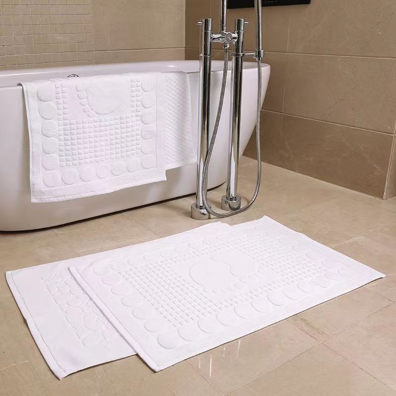  Juego de lujo, de toallas de baño para suelo – Algodón  absorbente para el hotel, spa, ducha y tina [No es una alfombra de baño],  tiene un tamaño de 22 x