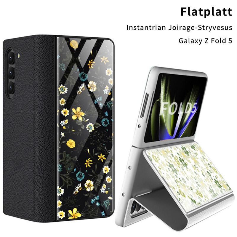 Funda compatible con Samsung Galaxy Z Fold 5, cubierta dura para
