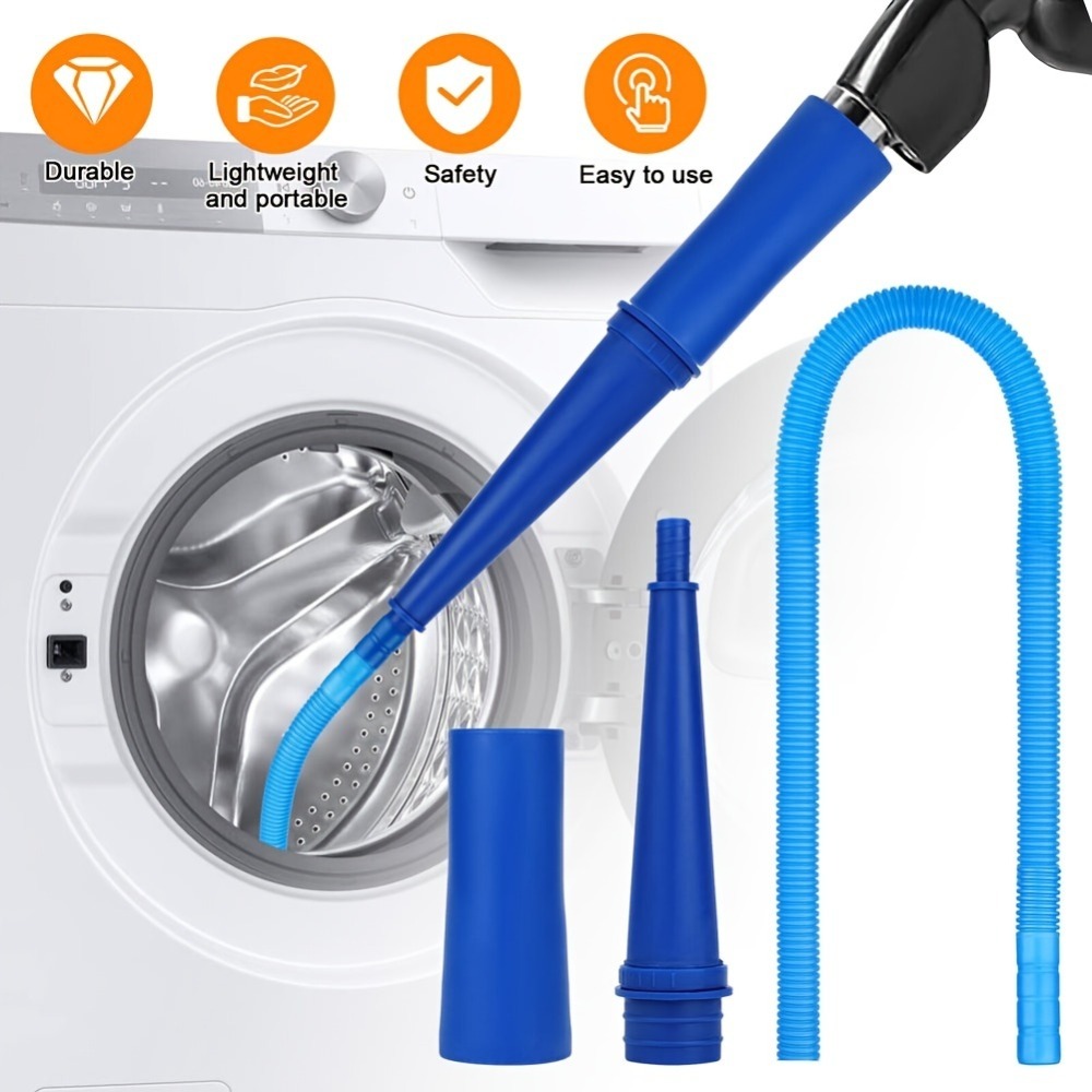 1pc Dryer Vent Cleaning Kit With Vacuum Hose Attachment, Bendable