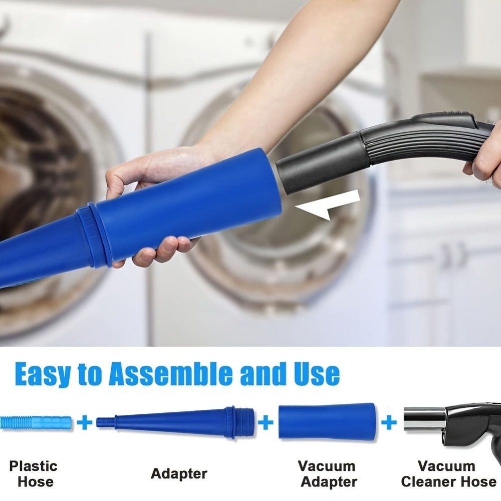 Dryer Vent Cleaner Kit, Dryer Lint Vacuum Attachment Universal