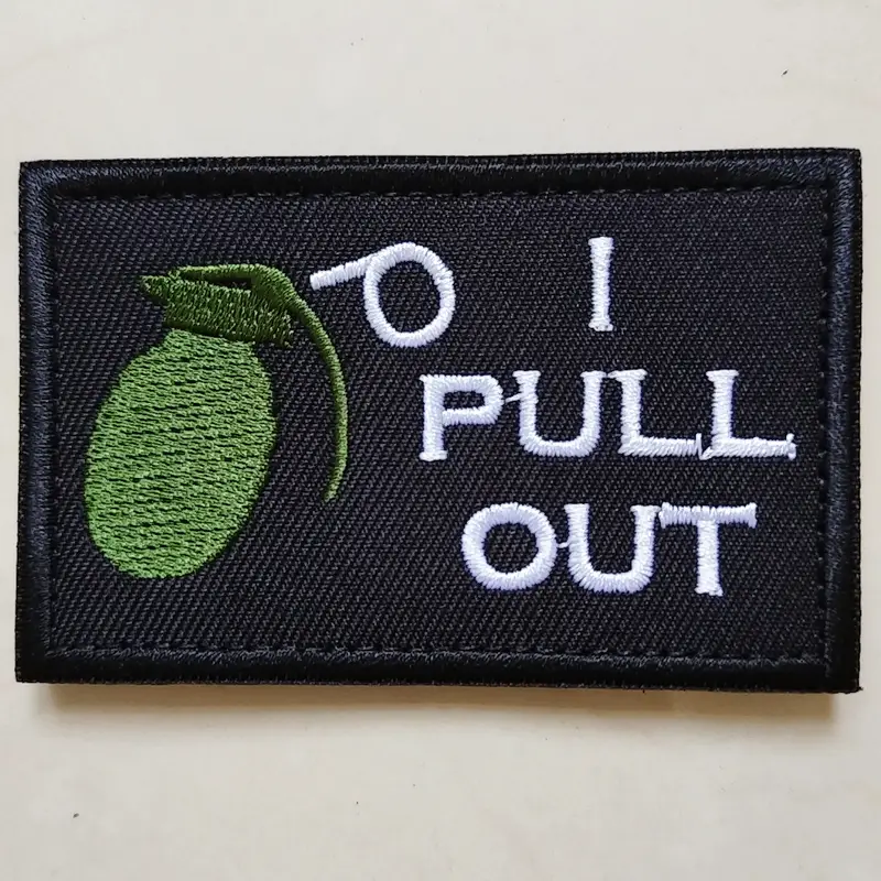 Tactical I Pull Out Funny Military Patch - Temu