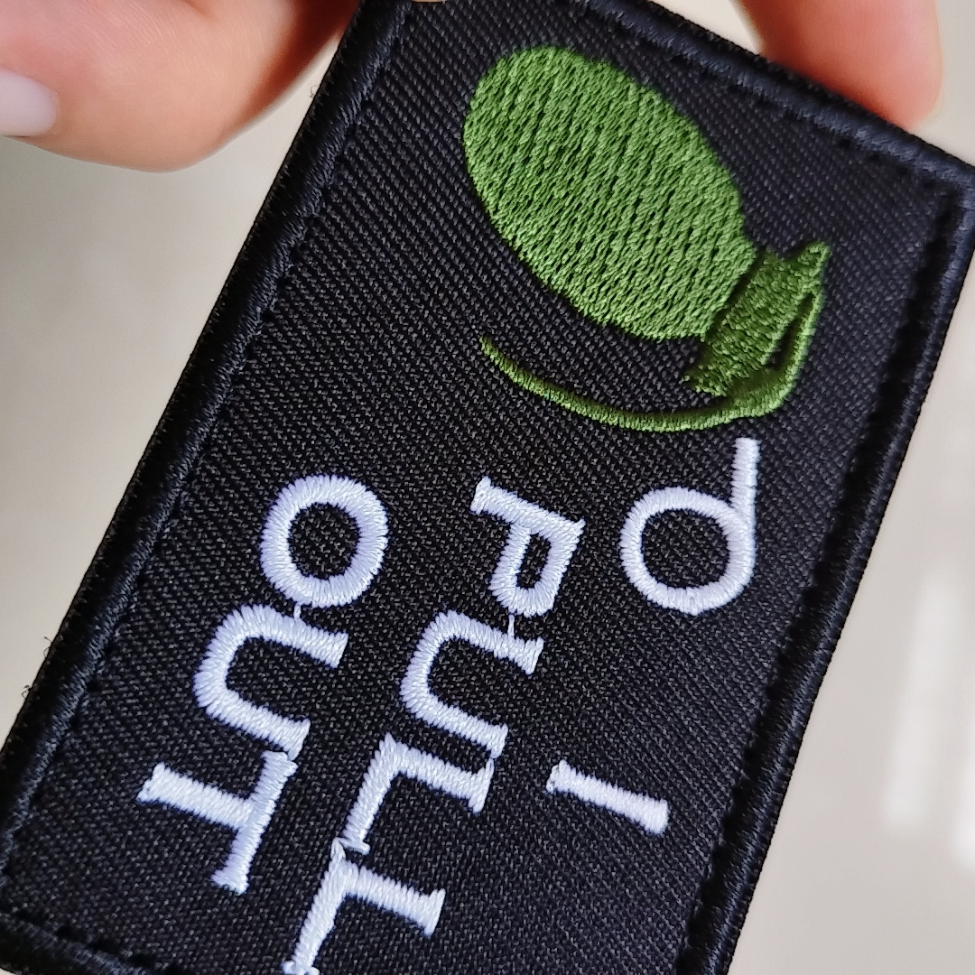 Jeep Have Fun Out There Logo Hook and Loop Patch - Perfect for Tactical Hat