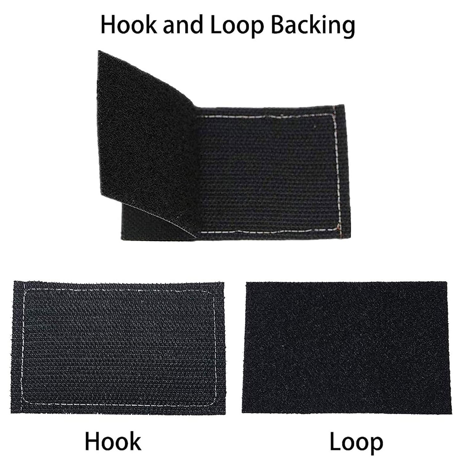 Molle Patches And Black Patch Hook And Loop Tactical Patches - Temu