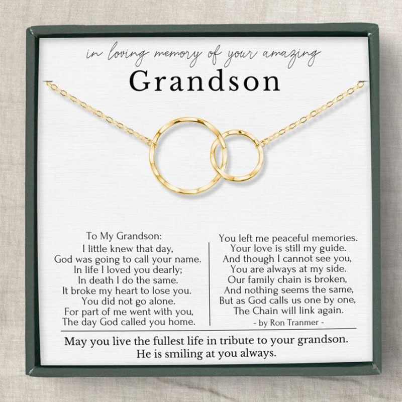 1pc Loss Of Grandson Gifts For Men And Women Gor Grandson Loss Of