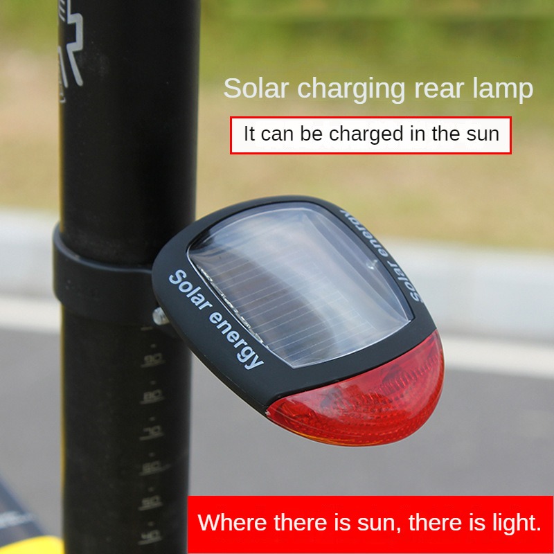 12v Mini Solar Tail Light Universal Led Flashing Warning - Temu Bahrain