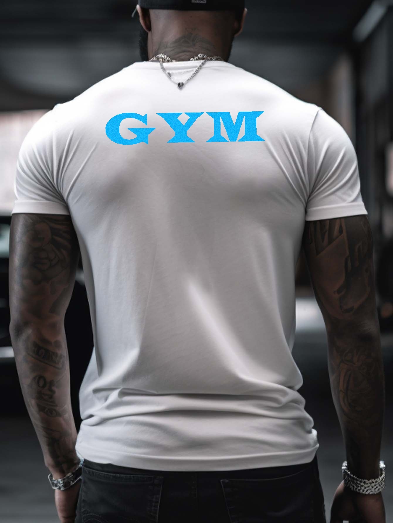 Camiseta Cómoda Elegante Estampado Patrón gym Hombre - Temu Chile