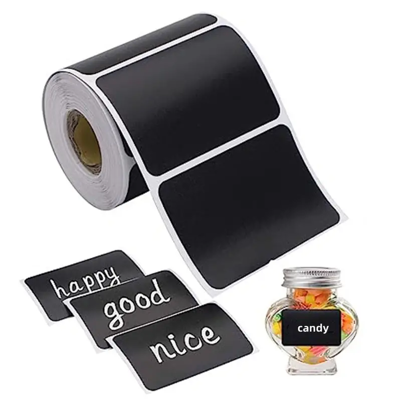 Chalkboard Labels For Jars Chalkboard Labels Stickers Black - Temu