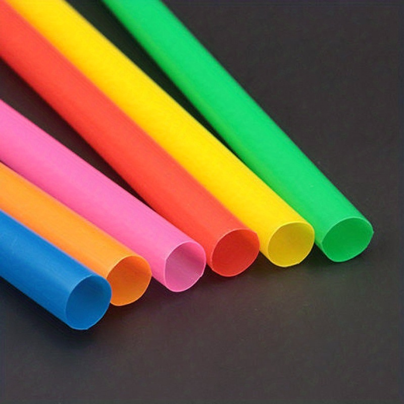 100PCS Straws Extra Wide Fat Jumbo Bubble Tea Smoothie Drinking Straws