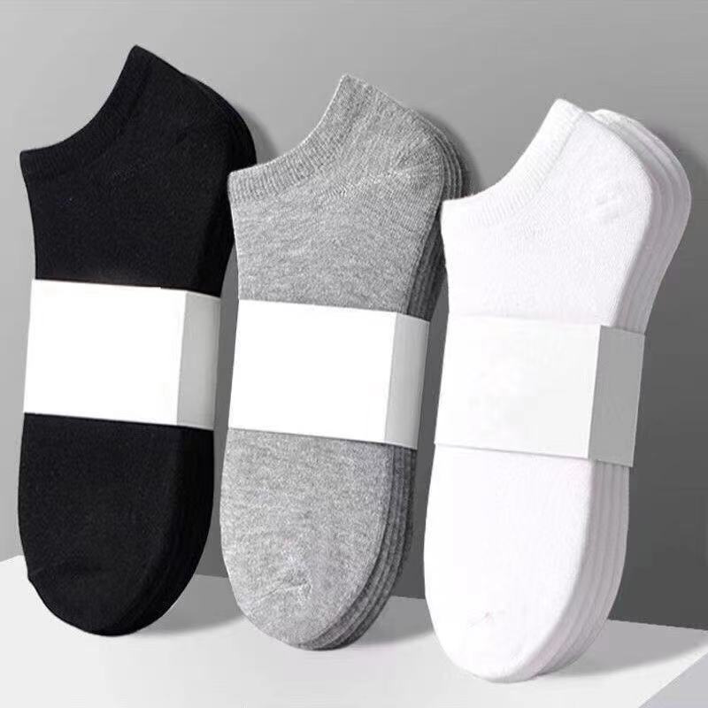 

5pairs Unisex Breathable Comfy Anti-odor Sweat-absorbing Low Cut Ankle Socks, Women Men's Socks & Hosiery For Summer