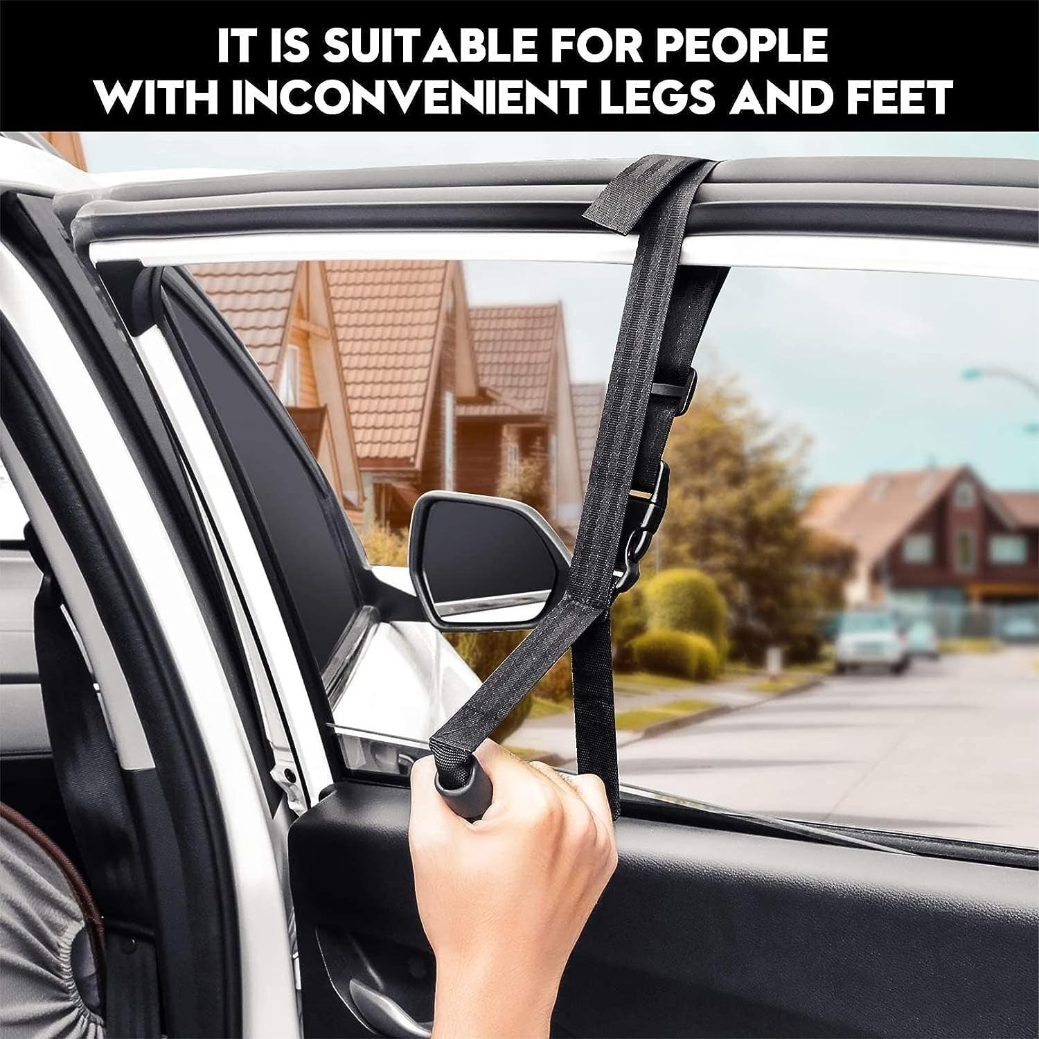 Portable Vehicle Handle 1 Car Door Handle Assist Elderly - Temu